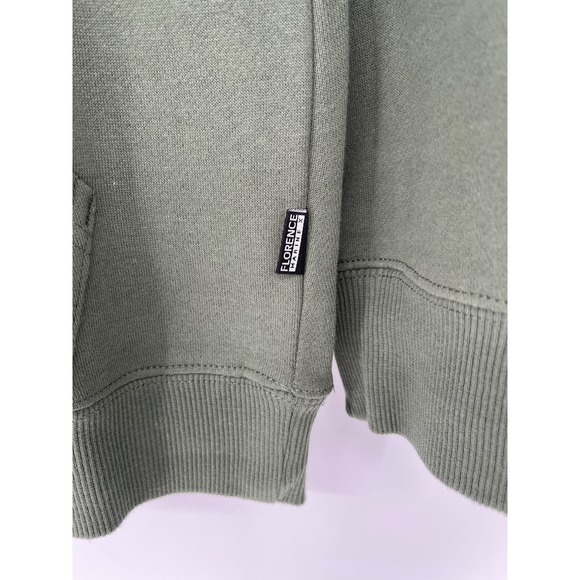 Green Hoodie with Red Accent - Picture 6 of 11